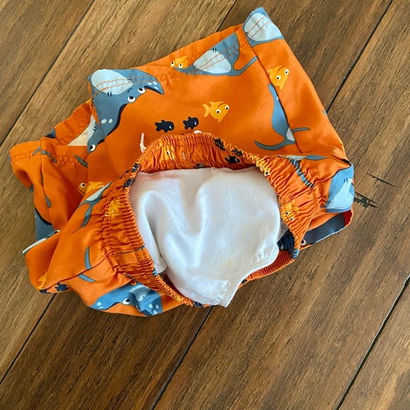 🚨Gymboree Swimming Trunks Stingray & Fish sz 3t - Picture 6 of 10